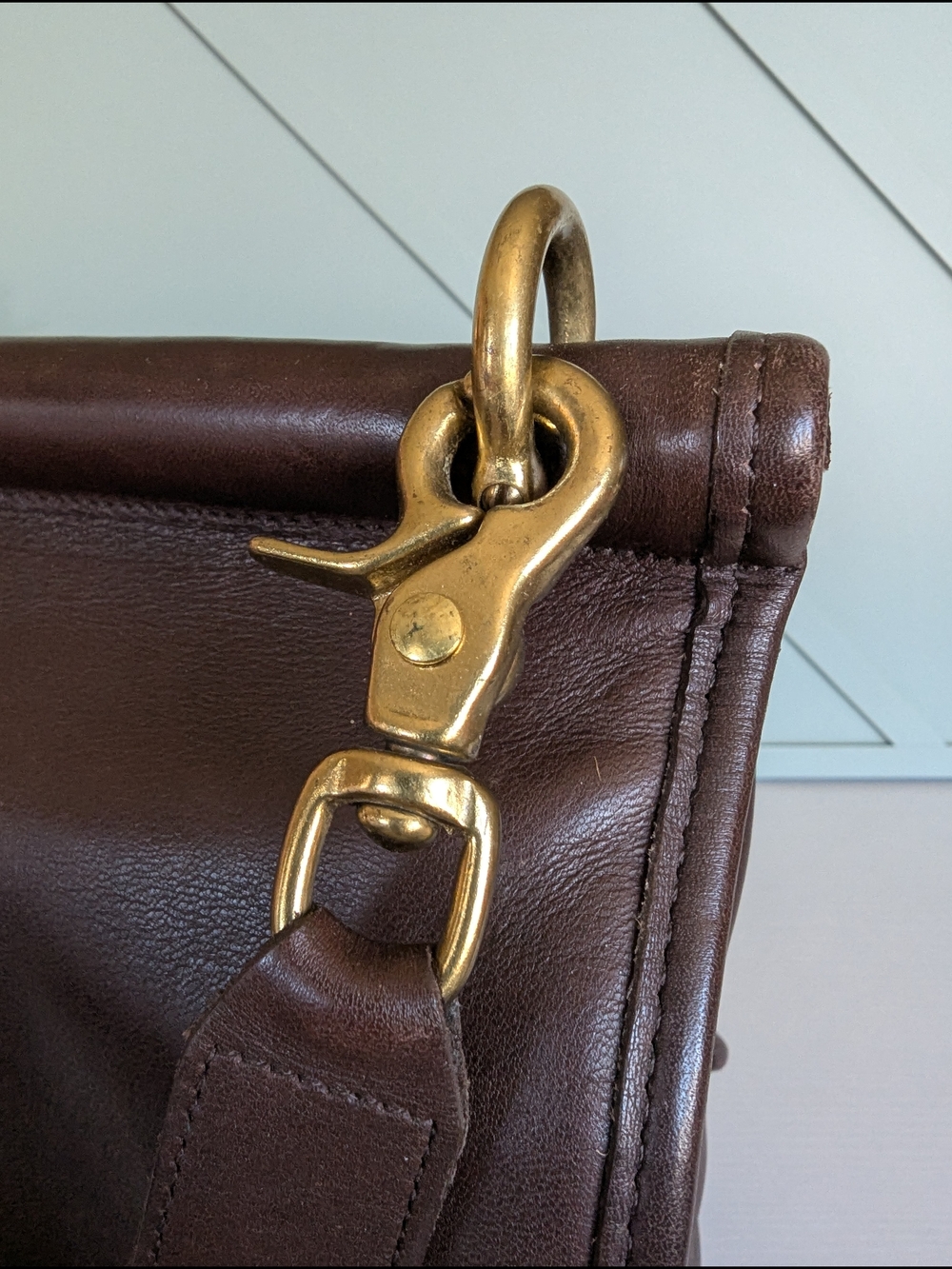 vintage Coach BeekmanBriefcase (Style #5266), an iconic dowel-top design first - Picture 5 of 12